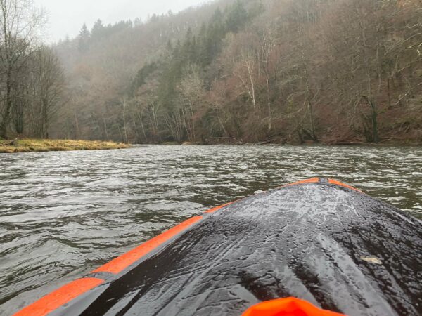 Packrafttrip Winters België - Afbeelding 2