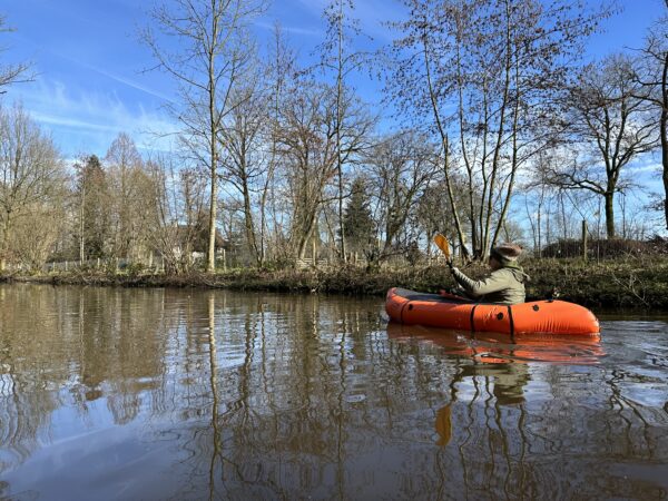 Packrafttrip Winters België - Afbeelding 7